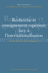 Recherche et enseignement supérieur face à l'internationalisation