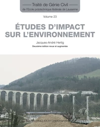 Etudes d'impact sur l'environnement (TGC volume 23)