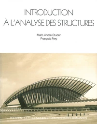 Introduction à l'analyse des structures 