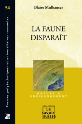 La faune disparaît 