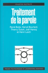 Traitement de la parole 