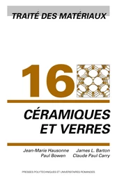 Céramiques et verres (TM volume 16) 