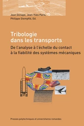 Tribologie dans les transports 