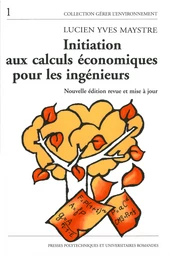 Initiation aux calculs économiques pour les ingénieurs