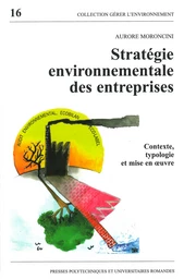 Stratégie environnementale des entreprises 