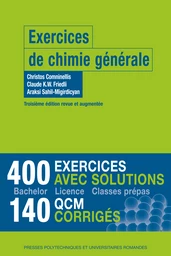 Exercices de chimie générale 