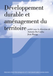 Développement durable et aménagement du territoire 