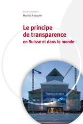 Le principe de transparence 