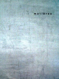 matières 1 