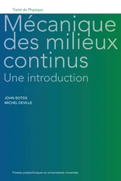 Mécanique des milieux continus: une introduction 