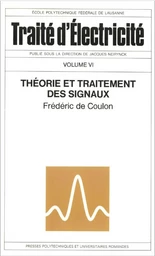 Théorie et traitement des signaux (TE volume VI) 