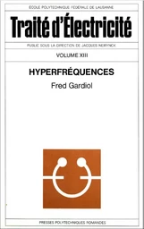 Hyperfréquences (TE volume XIII) 