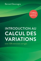 Introduction au calcul des variations 